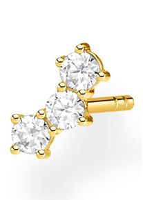 Thomas Sabo Damen Single-Ohrstecker "farbige oder weiße Steine, H2132-051-14, H2132-414-14, H2132-488-7", Silber 925 (Sterlingsilber), gold, Silber