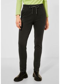 Street One Damen Stoffhose, grün, casual, Gr. 38, unifarben, Stoff, 69% Viskose, 26% Polyester, 5% Elasthan, Hosen, in Unifarbe
