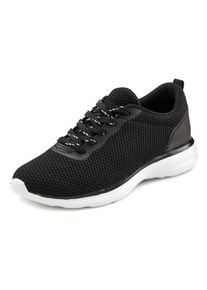 Lascana Damen Sneaker, Gr. 39, schwarz, Obermaterial: 100% Textilmaterial. Futter: 100% Textilmaterial. Decksohle: 100% Textilmaterial. Laufsohle: