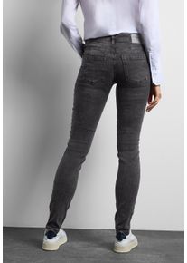 Street One Damen Slim-fit-Jeans, grau, casual, Gr. 36, unifarben, Jeans, 89% Baumwolle, 8% Polyester, 3% Elasthan, Jeans, Middle Waist