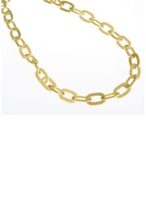 Firetti Damen Edelstahlkette "Schmuck Geschenk Ankerkettengliederung, 5 mm breit", 45, Edelstahl, B: 5mm, gold, Edelstahl, B:5mm, Halsketten, Made in
