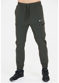 Virtus Herren Sweathose "Ayden", grau, casual, Gr. XXL, unifarben, 92% Polyamid, 8% Elasthan, Hosen, im funktionalen Cargo-Design