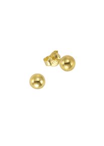 Celesta Damen Paar Ohrstecker "333 Gold Kugel 5mm", ONE-SIZE, Gold, gelb, Gold, Ohrringe
