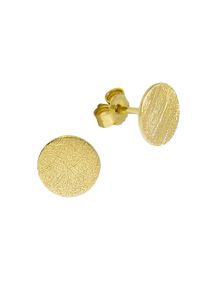 Celesta Damen Paar Ohrstecker "Gold 375 Coin-Motiv", ONE-SIZE, Gold, gelb, Gold, Ohrringe