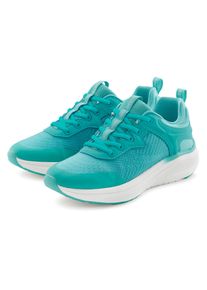 Lascana Damen Sneaker, Gr. 35, blau, Obermaterial: 70% Textilmaterial, 30% Lederimitat. Futter: 100% Textilmaterial. Decksohle: 100% Textilmaterial.