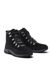 Timberland Damen Winterboots "MT. MADDSEN MID WARM LINED WATERPROOF SNOW BOOT", Gr. 37, schwarz, Leder, sportlich, Schuhe, Snowboots, Winterstiefel,