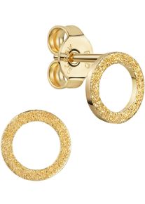 Firetti Damen Paar Ohrstecker "Schmuck Geschenk Gold 333 Ohrschmuck Ohrringe Kreis rund", Gelbgold 333, gold, Gelbgold 333, Ohrringe, Made in Germany