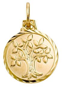 Firetti Damen Ketten-Anhänger "Schmuck Geschenk Gold 333 Halsschmuck Anhänger Halskette Baum", Gelbgold 333, 0,9 g, gold, Gelbgold 333,