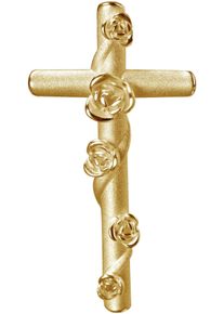 Firetti Damen Ketten-Anhänger "Schmuck Geschenk Gold 333 Halsschmuck Anhänger Kreuz", Gelbgold 333, 1,3 g, gold, Gelbgold 333, Schmuckanhänger, Made