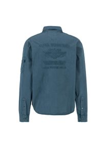 Herren Oversize-Shirt "Alpha Industries Men - Shirts Air Force EMB Shirt", blau, Gr. XXL, Alpha Industries, Obermaterial: 100% Baumwolle, Shirts