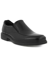 Ecco Herren Slipper "Helsinki 2", Gr. 40, schwarz, Glattleder, elegant, Schuhe, Business Schuh, Anzugschuh in klassischem Look