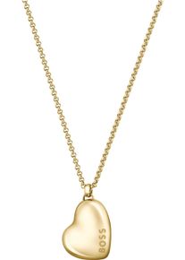 BOSS Damen Kette mit Anhänger "HONEY, Herz, 1580573, 1580574", Edelstahl, L: 51cm B: 1,5mm, gold, Edelstahl, B:1,5mm, Halsketten