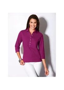 Poloshirt Casual Looks "Poloshirt" Gr. 46, pink (fuchsia) Damen Shirts