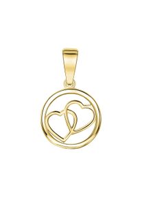 Vivance Damen Ketten-Anhänger "375/- Gelbgold glanz Herz", ONE-SIZE, Gold, 0,4 g, gelb, Gold, Schmuckanhänger