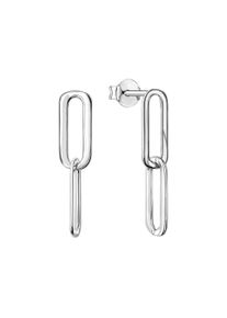 Vivance Damen Paar Ohrhänger "925-Sterling Silber rhodiniert", ONE-SIZE, Silber 925 (Sterlingsilber), weiß, Silber 925 (Sterlingsilber), Ohrringe