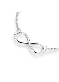 Smart Jewel Damen Collier "filigran mit Infinity - Zeichen, Silber 925", 45cm, Silber 925 (Sterlingsilber), silber, Silber 925 (Sterlingsilber),