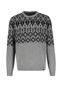 Lerros Herren Strickpullover "Lerros", grau, Gr. XL, 88% Schurwolle, 12% Kaschmir, Pullover