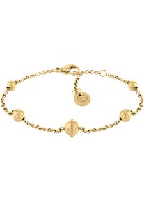 Tommy Hilfiger Damen Armkette "METALLIC ORBS, 2780815, 2780816", Edelstahl, gold, Edelstahl, Armbänder