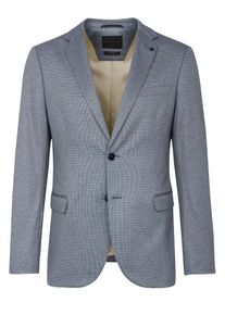 Bugatti Herren Sakko, blau, casual, Gr. 54, 78% Polyester, 17% Viskose, 5% Elasthan, Sakkos, aus Jersey