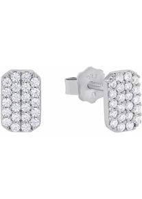 Amor Damen Paar Ohrstecker "2038061", Silber 925 (Sterlingsilber), bunt, Silber 925 (Sterlingsilber), Ohrringe, mit Zirkonia (synth.)