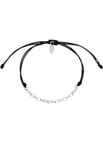 Amor Damen Charm-Armband "2038576", Silber 925 (Sterlingsilber)-Nylon, silber, Silber 925 (Sterlingsilber), Nylon, Armbänder
