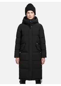 Khujo Damen Steppmantel "Riad-YM", schwarz, modisch, Gr. XL, Obermaterial: 90% Polyester 10% Elasthan, Innenfutter: 100% Nylon, Wattierung: 100%