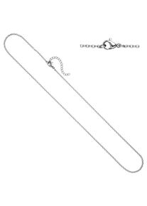 Jobo Damen Kette ohne Anhänger, Edelstahl, L: 46cm, silber, Edelstahl, Halsketten, Edelstahl 46 cm 2,0 mm