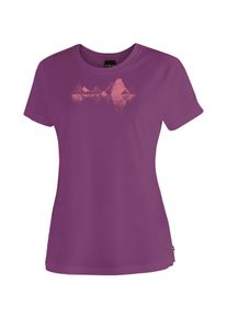 Maier Sports Damen T-Shirt "Tilia Pique W", lila, Gr. 40, 100% Polyester, Shirts, Damen Funktionsshirt, Freizeitshirt mit Aufdruck