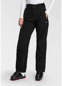 CMP Damen Skihose, schwarz, sportlich, Gr. 46, Web, Obermaterial: 100% Polyester. Futter: 100% Polyester. Wattierung: 100% Polyester, Hosen