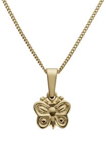 Firetti Mädchen Ketten-Anhänger "Schmuck Geschenk Gold 333 Halsschmuck Anhänger Halskette Butterfly", Gelbgold 333, 0,35 g, gold, Gelbgold 333,