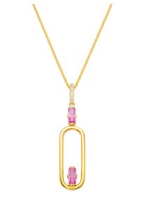 Lady Damen Kette mit Anhänger, Silber 925 (Sterlingsilber), silber, Silber 925 (Sterlingsilber), Halsketten