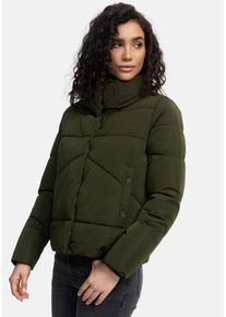Marikoo Damen Winterjacke "Jalliaa", grün, Gr. S, Obermaterial: 100% Polyester; Innenmaterial: 100% Polyester., Jacken, mit schönem Steppdesign