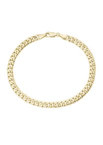 Luigi Merano Damen Panzerarmband "Panzerkette, Gold 375", 21cm, Gelbgold 375, gold, Gelbgold 375, Armbänder