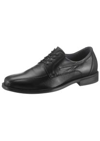 Waldläufer WALDLÄUFER Herren Schnürschuh "Henry", Gr. 8,5, schwarz, Nappaleder, elegant, Schuhe, in Bequemweite G (=weit), Freizeitschuh, Halbschuh, Schnürschuh