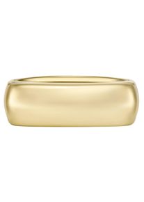 Fossil Damen Fingerring "HERITAGE D-LINK GLITZ, JF04585710, JF04586710", 19, Edelstahl, gold, Edelstahl, Fingerringe, wahlweise mit oder ohne