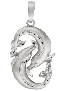 Jobo Damen Sternzeichen-Anhänger "Sternzeichen Fische", Silber 925 (Sterlingsilber), silber, Silber 925 (Sterlingsilber), Schmuckanhänger, 925 Silber