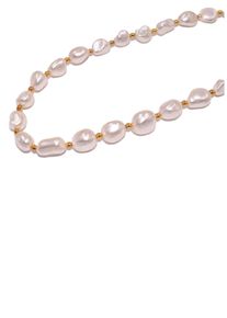 Firetti Damen Collier "Schmuck Geschenk Halsschmuck Halskette Edelstein Farbstein", Messing, L: 50cm B: 10mm, gold, Messing, B:10mm, Halsketten, Made