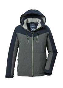 Killtec Kinder Funktionsjacke "KOW 373 BYS JCKT", grün, sportlich, Gr. 128, Oberstoff: 100% Polyester, Futter: 100% Polyester, Wattierung: 100%