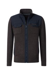 Casamoda Herren Strickjacke "Casamoda Strickjacke uni", beige, Gr. L, 62% Baumwolle, 28% Polyester, 10% Polyamid, Strickjacken