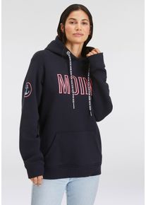 Zwillingsherz Damen Hoodie "Limited Edition", blau, casual, Gr. S, Sweatware, Obermaterial: 50% Baumwolle, 50% Polyester, Sweatshirts, mit Kapuze,