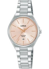 Lorus Damen Quarzuhr, silber, Armbanduhren, Armbanduhr, Damenuhr, Saphirglas Edelstahlarmband