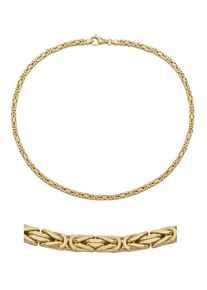Firetti Damen Kette ohne Anhänger "Schmuck Geschenk Silber 925 Halsschmuck Halskette Königskette", 45, Silber 925 (Sterlingsilber), B: 3,2mm, gold,