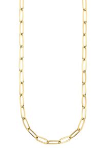 Kangaroos Damen Edelstahlkette "Schmuck Geschenk, Halskette Charmkette Gliederkette", Edelstahl, L: 49cm B: 4,2mm, gold, Edelstahl, B:4,2mm,