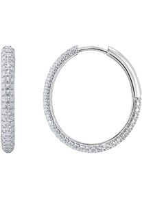 Thomas Sabo Damen Paar Creolen "Schmuck Silber 925 Ohrringe, CR732-051-14", Silber 925 (Sterlingsilber), silber, Silber 925 (Sterlingsilber),
