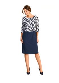 Damen Etuikleid "HERMANN LANGE Collection Etuikleid Ellen", bunt, Gr. 50, HERMANN LANGE Collection, 100% Polyester, Kleider