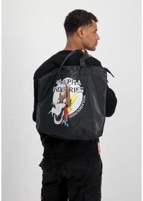 Daypack "Alpha Industries Accessoires - Bags Wolfhounds Zip Shopper", Alpha Industries, schwarz, Obermaterial: 100% Nylon, Futter: 100% Polyester,