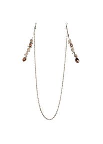 Steuer Damen Collierkettchen "Brillenkette", 80cm, Metall, L: 80cm, bunt, Metall, Halsketten