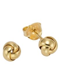 Firetti Damen Paar Ohrstecker "Schmuck Geschenk Silber 925 Ohrschmuck Knoten", Silber 925 (Sterlingsilber), gold, Silber 925 (Sterlingsilber),