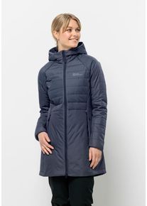 Jack Wolfskin Damen Funktionsmantel "LAPAWA INS COAT W", grau, Gr. S, OBERSTOFF 100% POLYAMID FUTTER 100% POLYESTER FÜLLUNG 100% POLYESTER, Mäntel