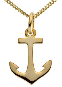 Firetti Damen Ketten-Anhänger "Schmuck Geschenk Gold 333 Halsschmuck Anhänger für Halskette Anker", Gelbgold 333, 0,2 g, gold, Gelbgold 333,